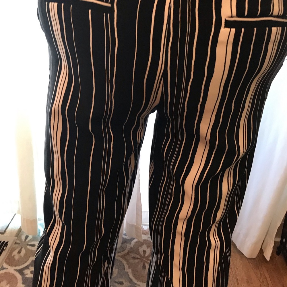 Wide leg slacks